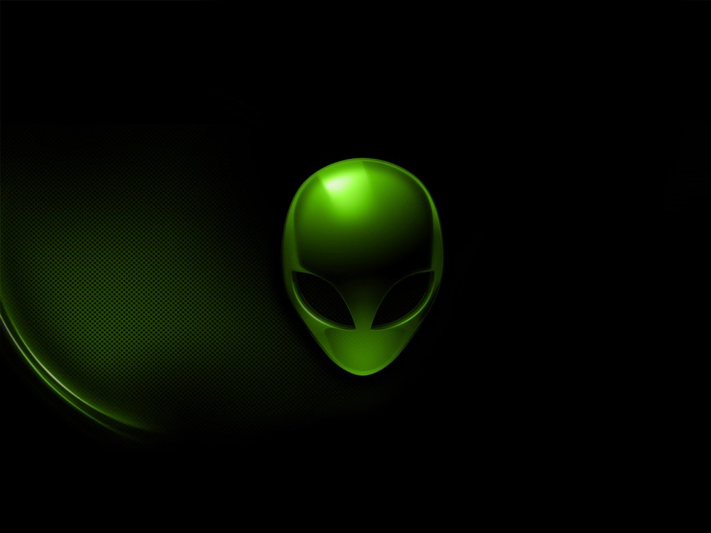 alien green wallpaper, обои для рабочего стола, НЛО